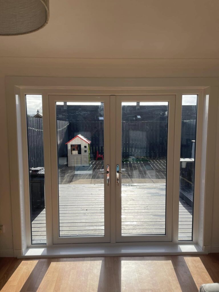 upvc french doors installation in Cumbernauld