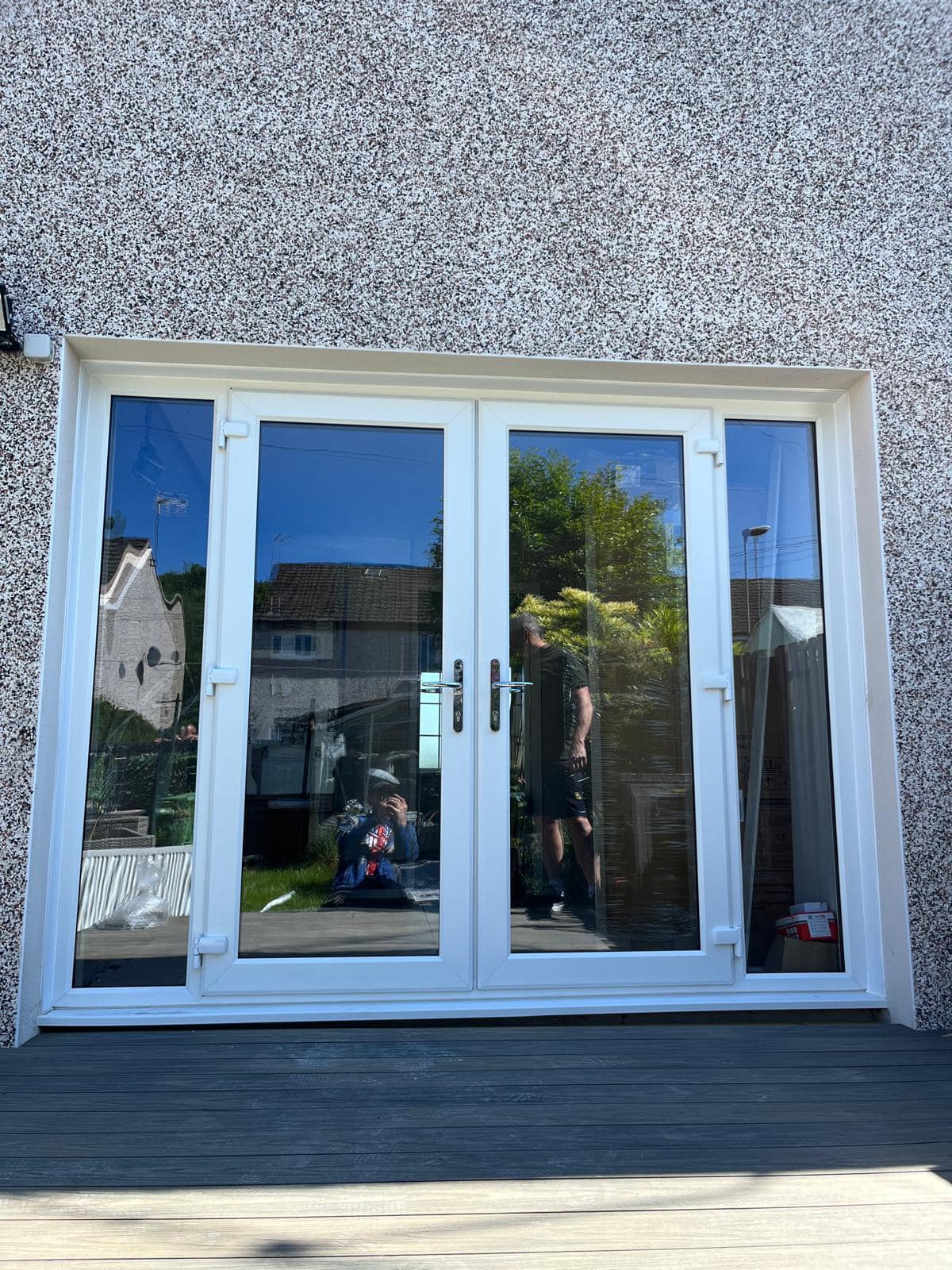 uPVC french doors installation in Glasgow